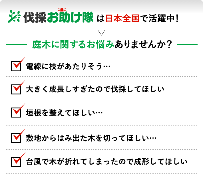 伐採か剪定を安価でお願いできる方いませんか？